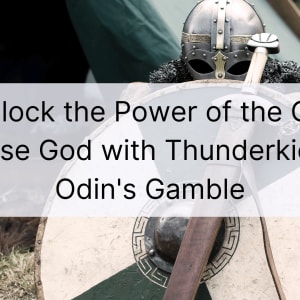 Lås opp kraften til den gamle norrøne guden med Thunderkicks Odin's Gamble