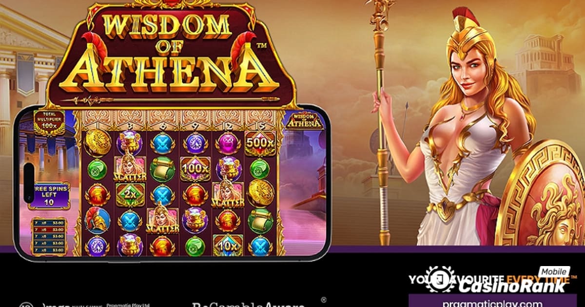 Pragmatic Play introduserer et nytt Wisdom of Athena spilleautomat