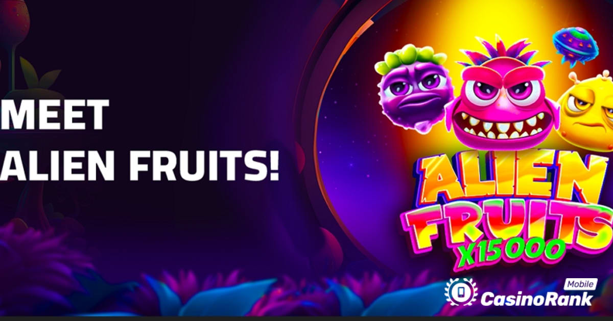 BGaming debuterer Alien Fruits-spilleautomat med AI-generert grafikk
