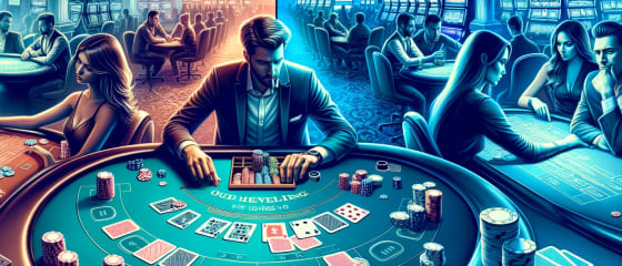 5 største forskjeller mellom poker og blackjack